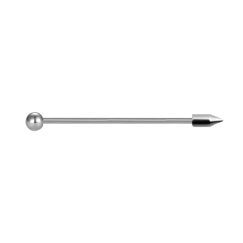 Personality Industrial Barbell Cross Bar Piercing Earrings