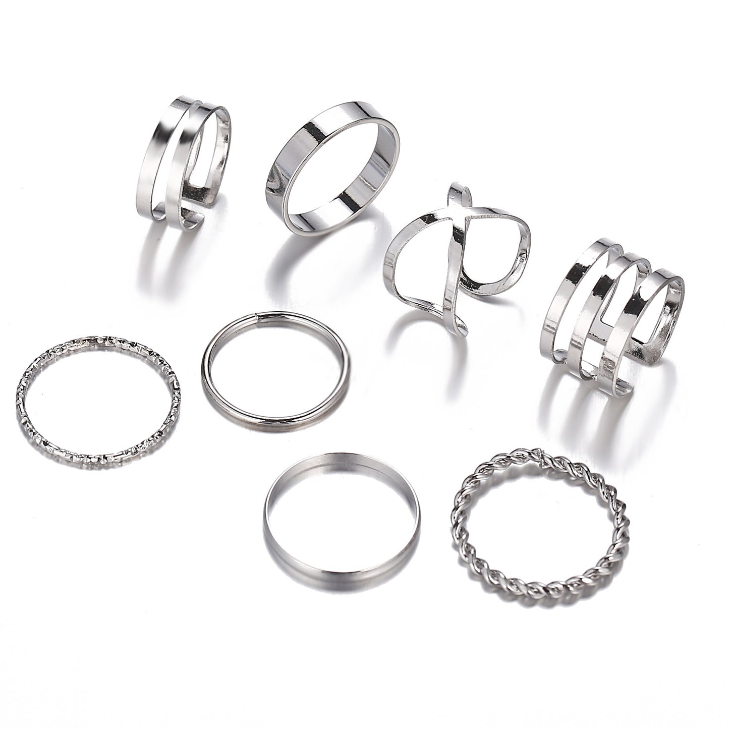 Women's Knuckle Creative Retro Simple Opening Twist Rings