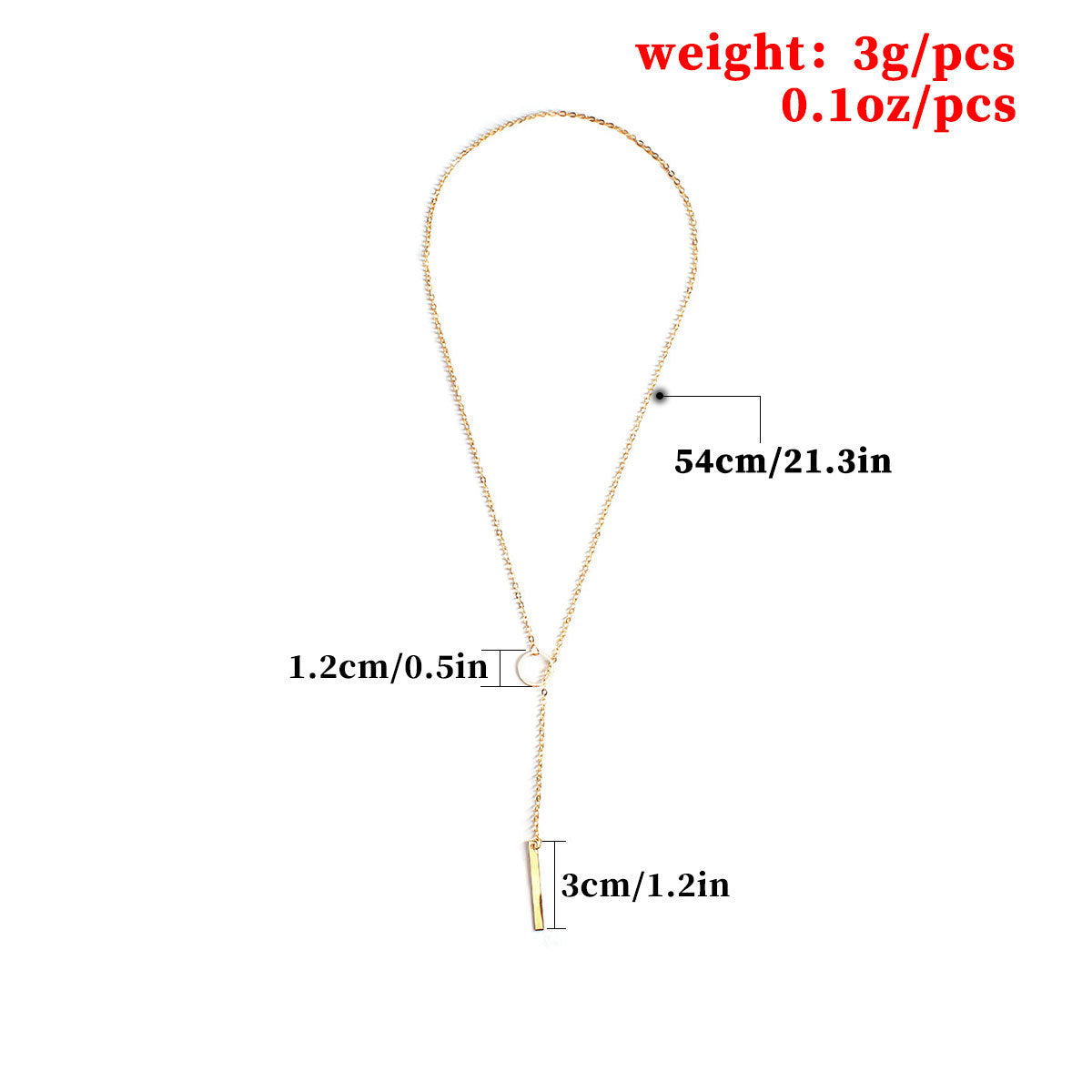 Women's Simple Personality Eyelet Short Clavicle Chain Necklaces