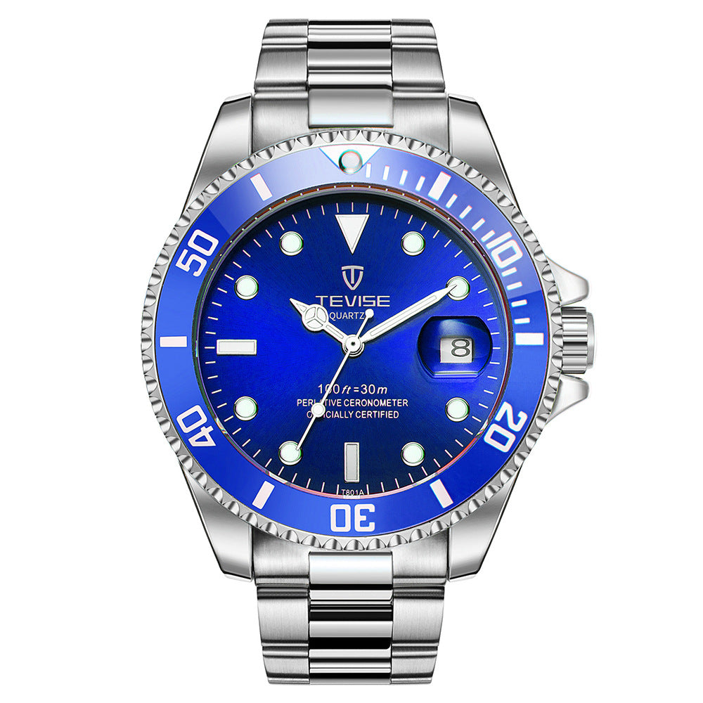 Men's Classic Watch Steel Waterproof Automatic Lux Mechanical Watches