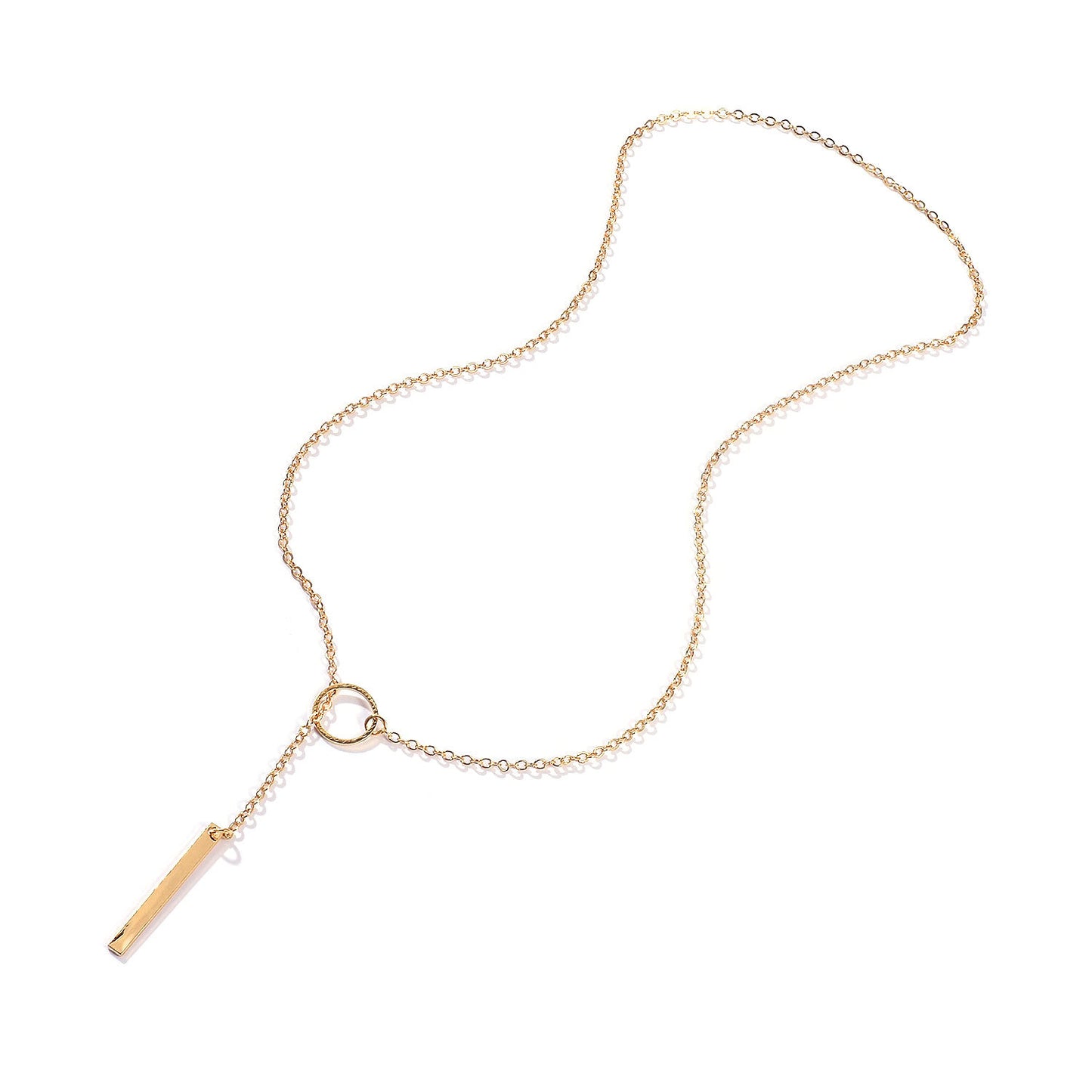 Women's Simple Personality Eyelet Short Clavicle Chain Necklaces