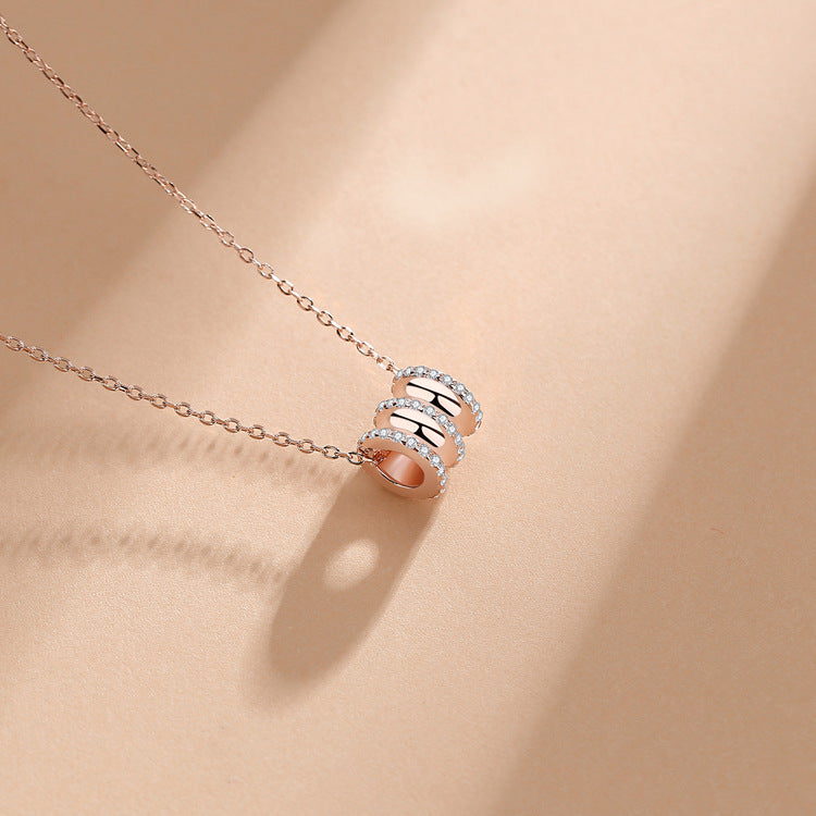 Women's Sier Small Waist Korean Simple Niche Necklaces