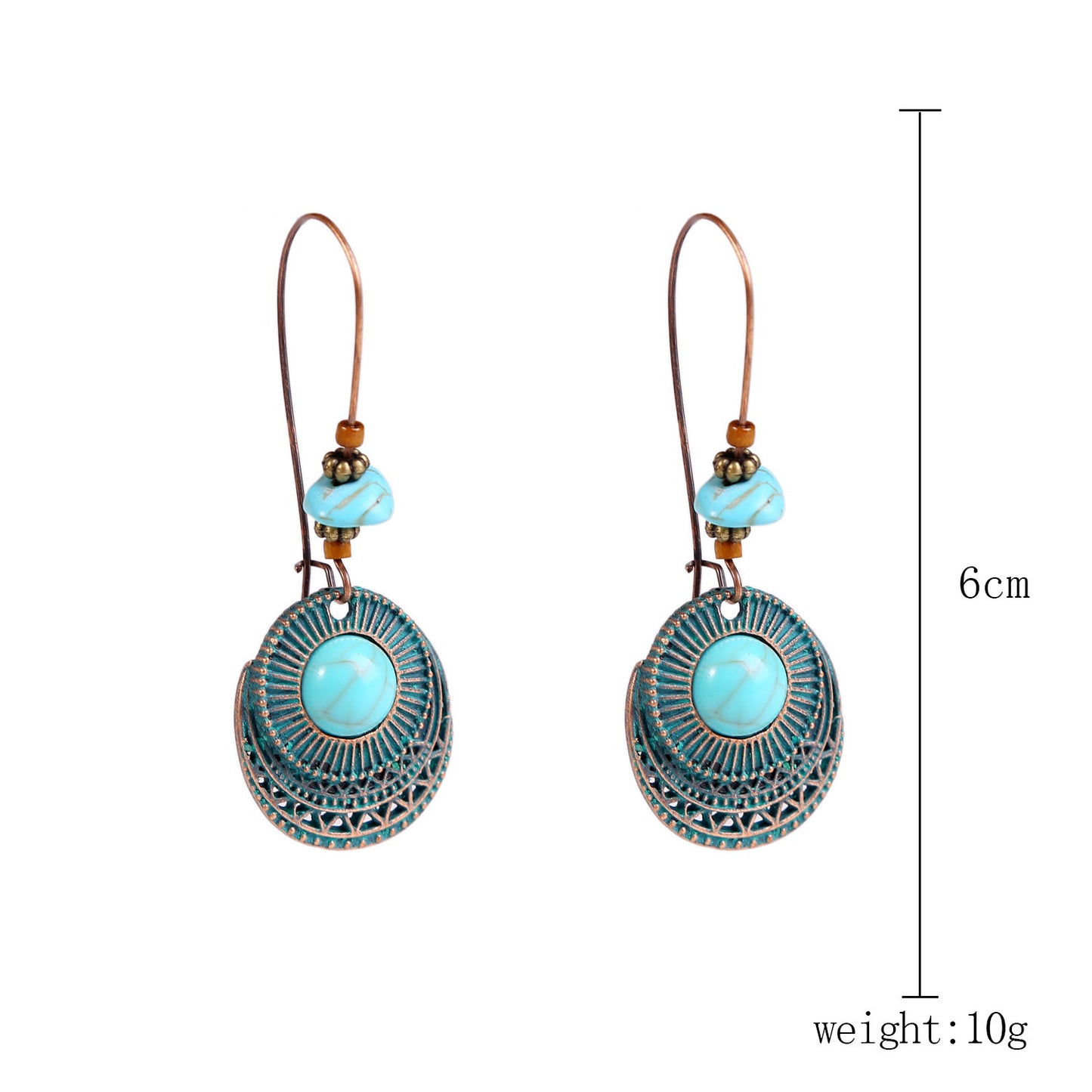 Ethnic Style Jewelry Turquoise Vintage Sweater Necklaces