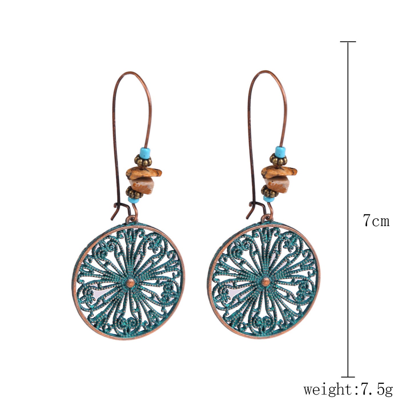 Ethnic Style Jewelry Turquoise Vintage Sweater Necklaces