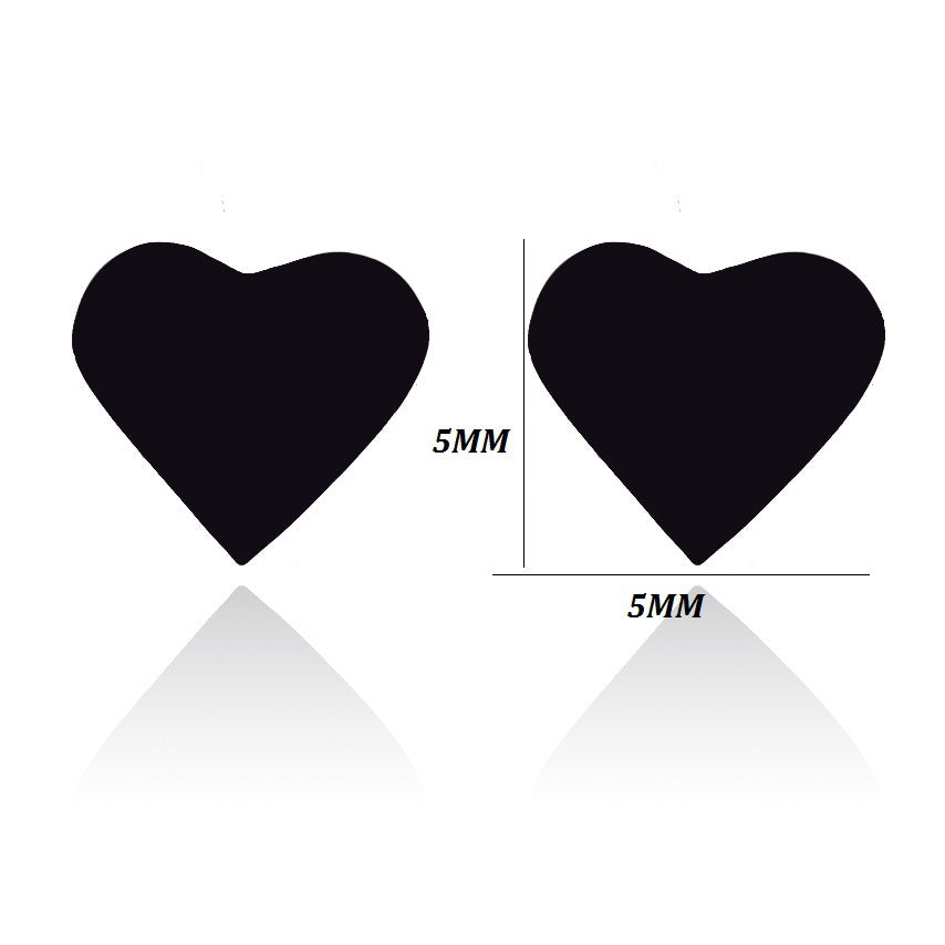 Stainless Steel Love Star Five-pointed Triangle Simple Geometric Earrings