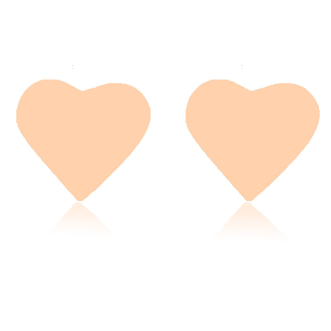 Stainless Steel Love Star Five-pointed Triangle Simple Geometric Earrings