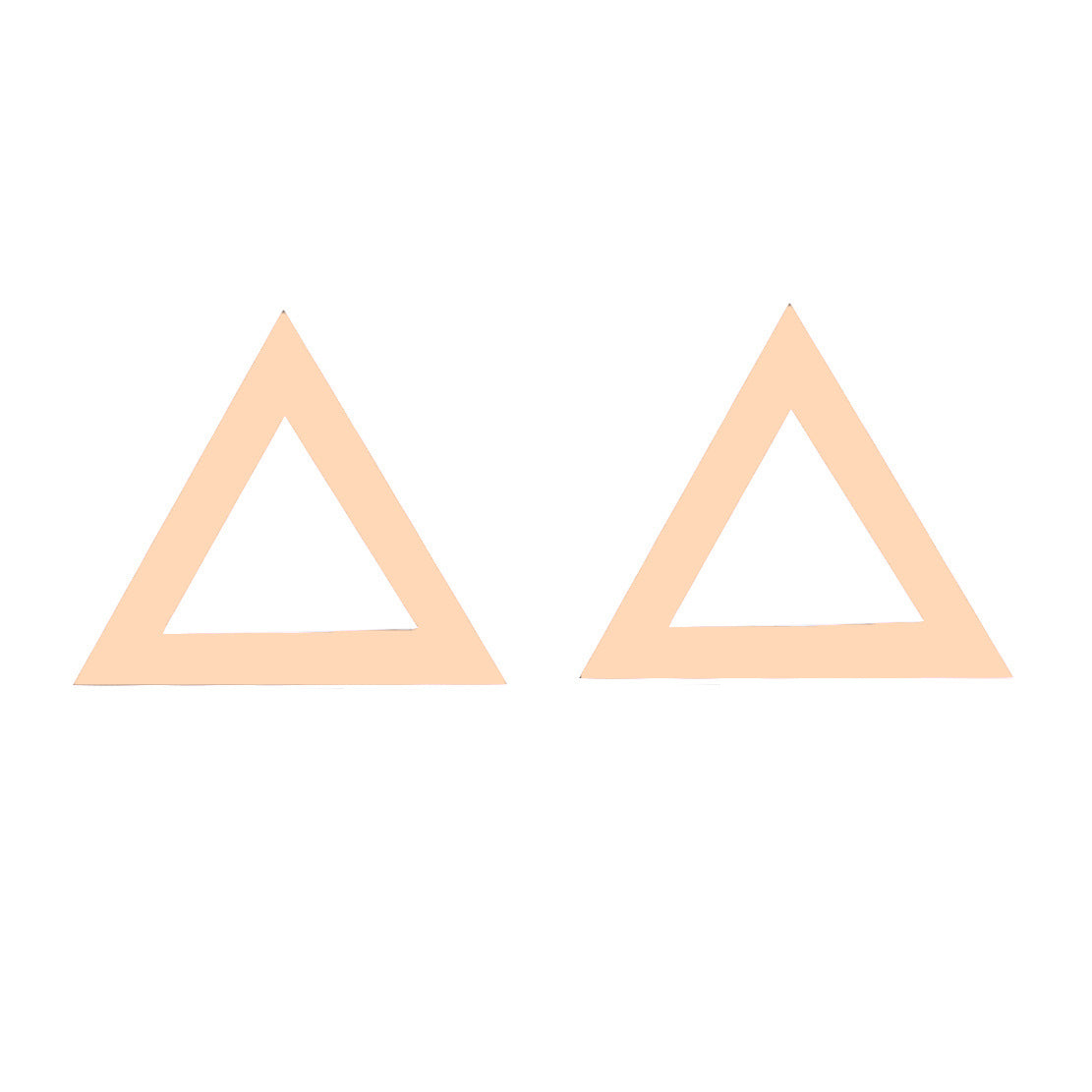 Stainless Steel Love Star Five-pointed Triangle Simple Geometric Earrings