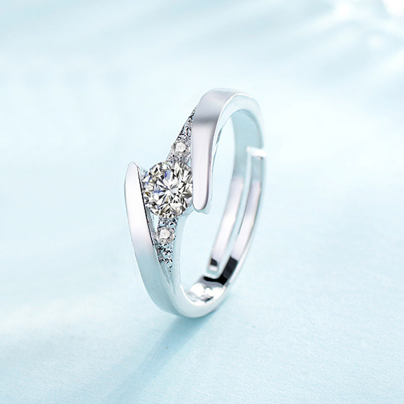 Artificial Diamond Couple Pair Of Marriage Rings