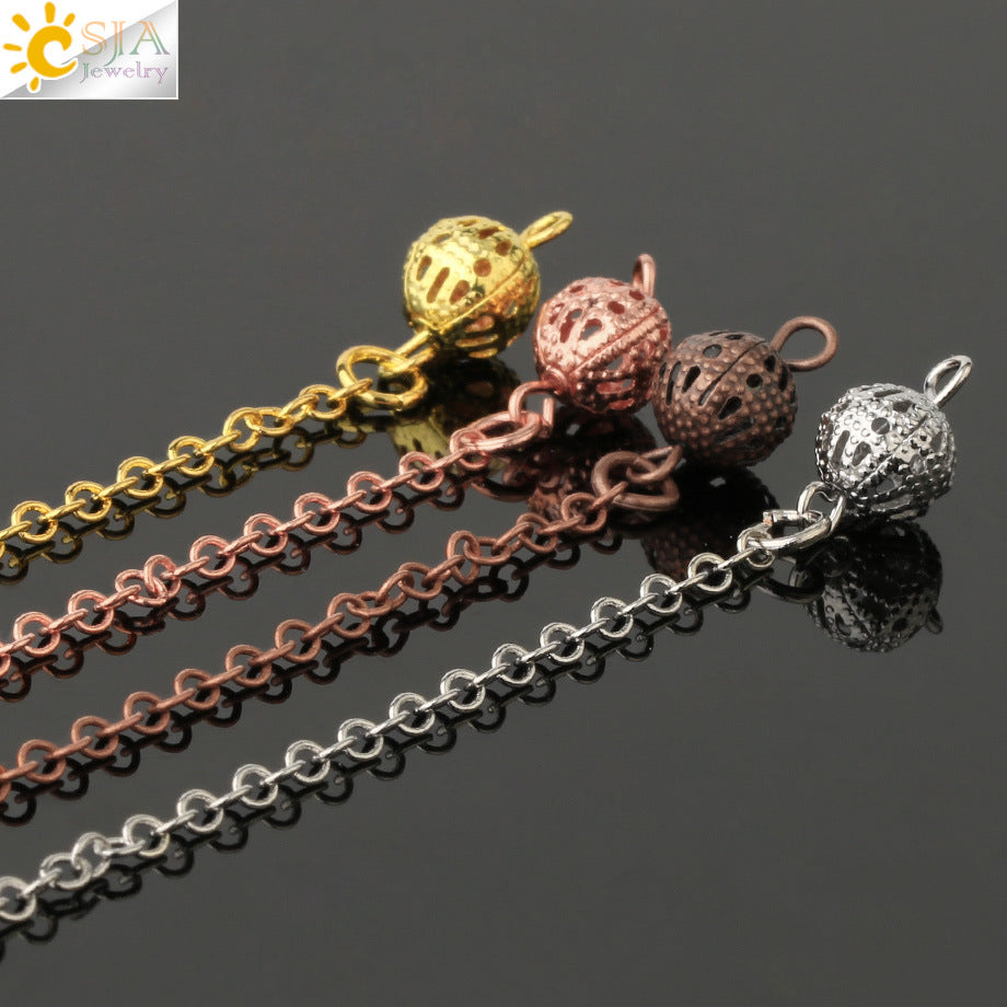 Pendulum Conical Detachable Metal Plated Bronze Pendants