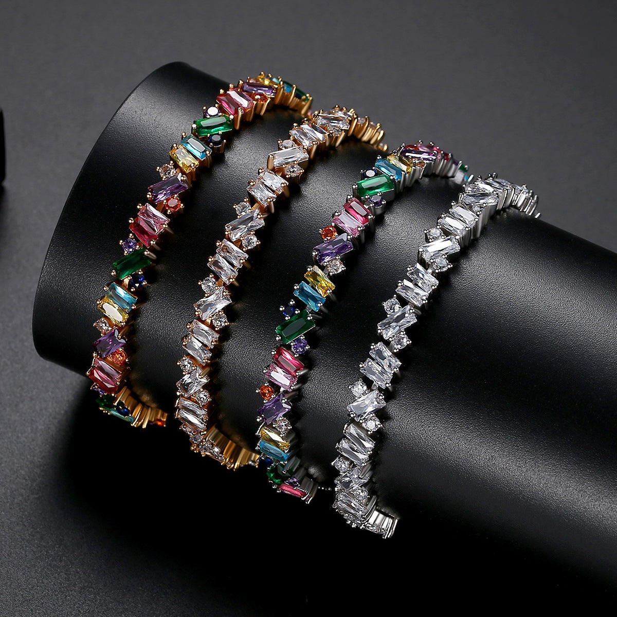 Zircon Fashion Korean Color Pulling Rope Bracelets