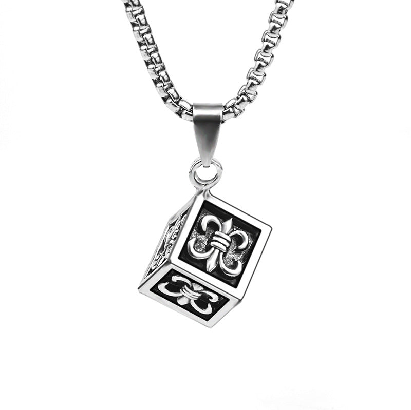 Men's Style Eagle Personality Titanium Steel Retro Necklaces