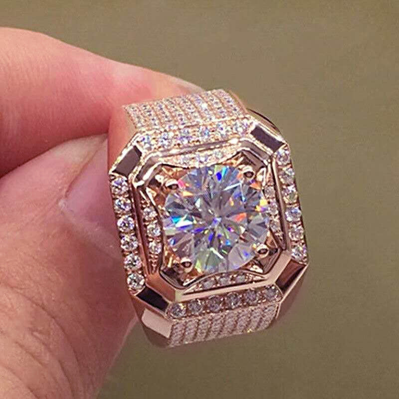 Affordable Luxury Style Diamond Square Creative Rings