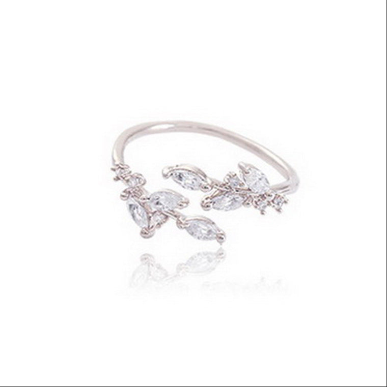 Women's Leaves Open Fashion Shin Lee Sung Rings