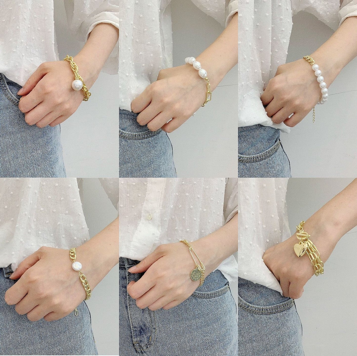 Women's Popular Bohemian Niche Design Baroque Thanksgiving Bracelets