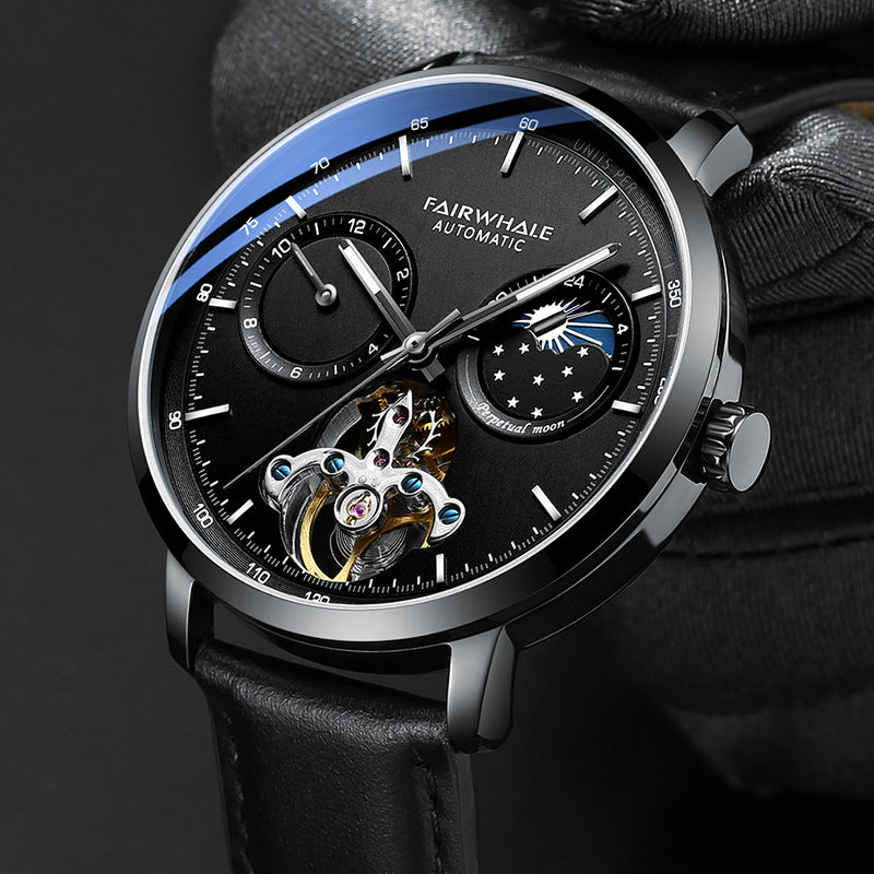 Graceful Trendy Watch Hollow Luxury Metal Mechanical Watches
