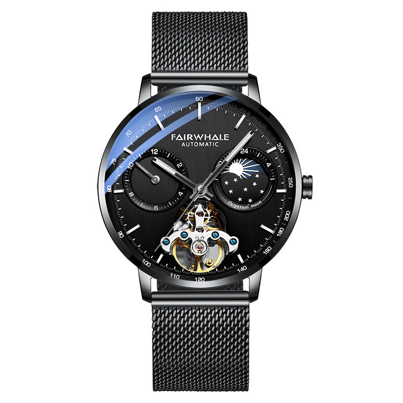 Graceful Trendy Watch Hollow Luxury Metal Mechanical Watches