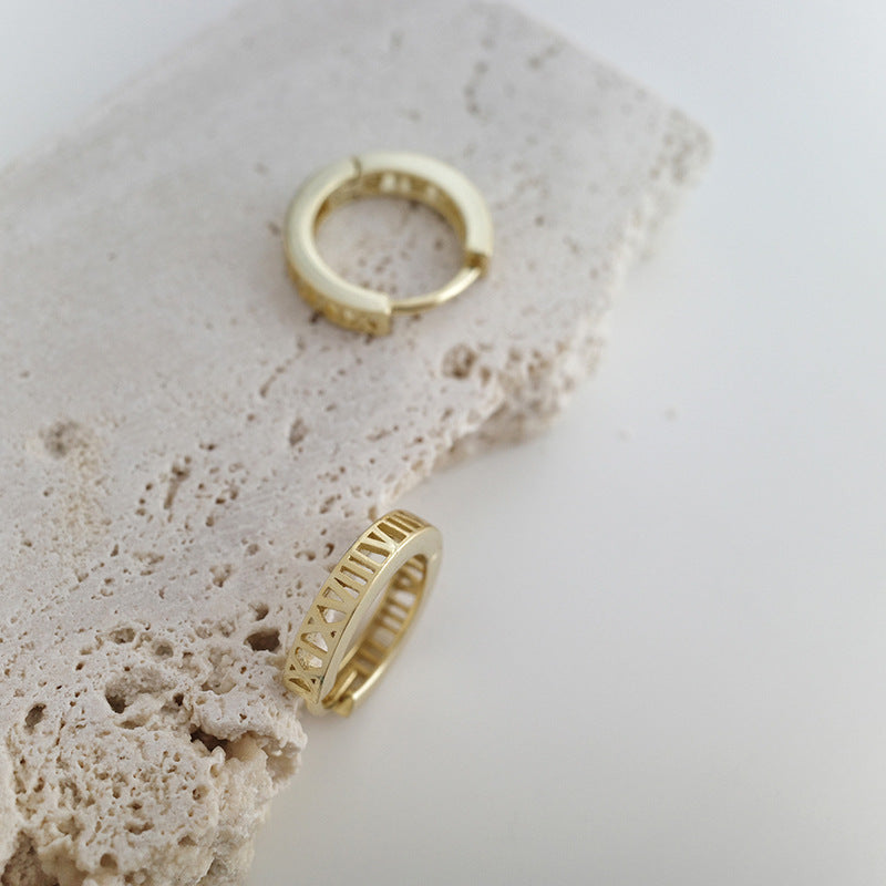 Women's Ear Clip Round Light Luxury Sense Rings