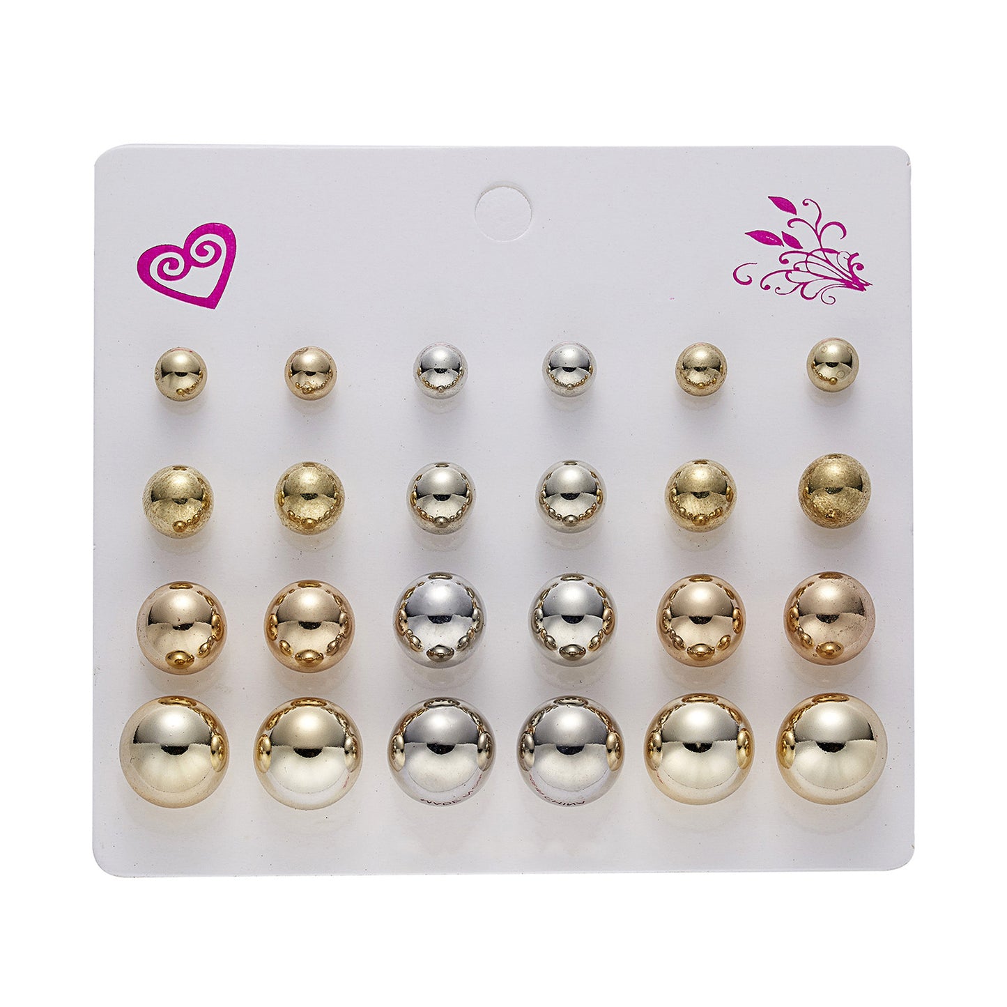 Transparent Colorful Round Zircon Card Month Rings