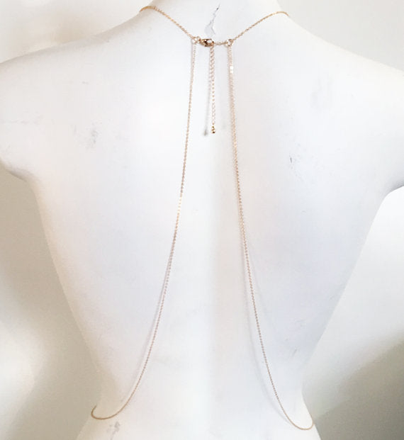 Rod Integrated Chain Sexy Bikini Body Necklaces