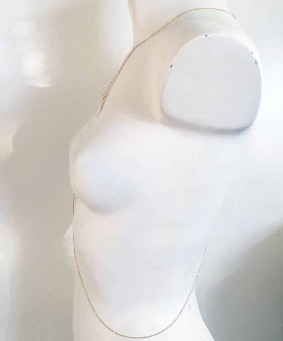 Rod Integrated Chain Sexy Bikini Body Necklaces