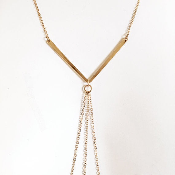 Rod Integrated Chain Sexy Bikini Body Necklaces