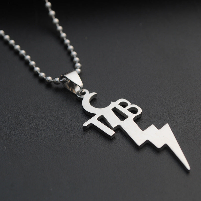 Men's Titanium Steel Stainless Korean Style Long Female Necklaces