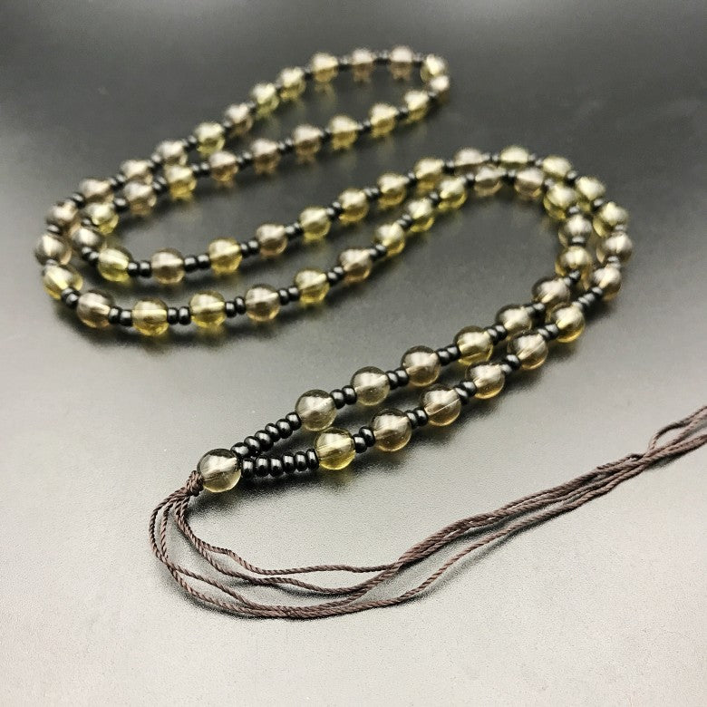 Black Beads Rope Hand-woven Stylish Lanyard Pendants