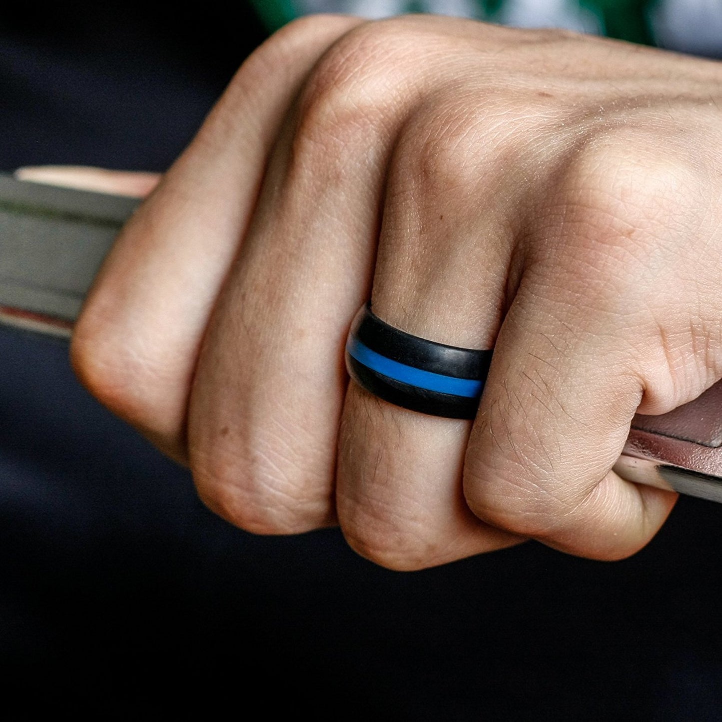 Two-color Sandwich Silica Gel Silicone Outdoor Rings