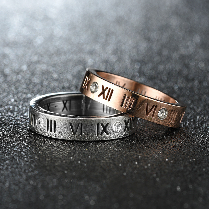 Diamonds With Roman Numbers One Or Rings