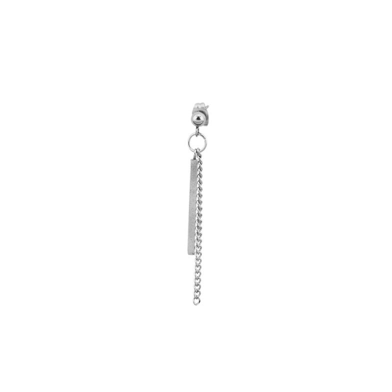 Women's & Men's Park Square Stick Chain Eardrop Ear Earrings
