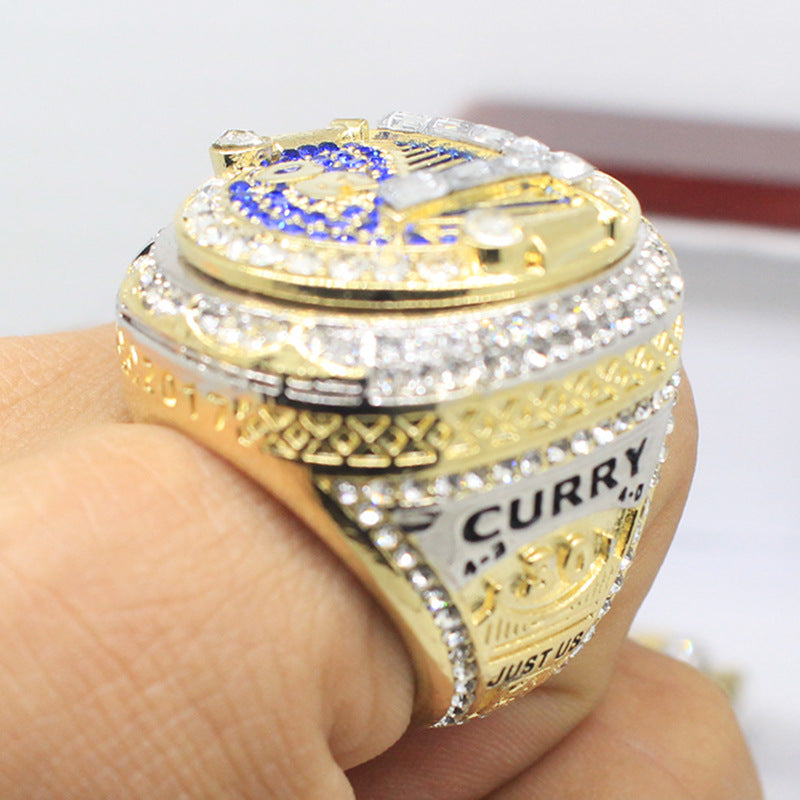 Men's Warriors Champion Fans Vintage Trade Approval Rings