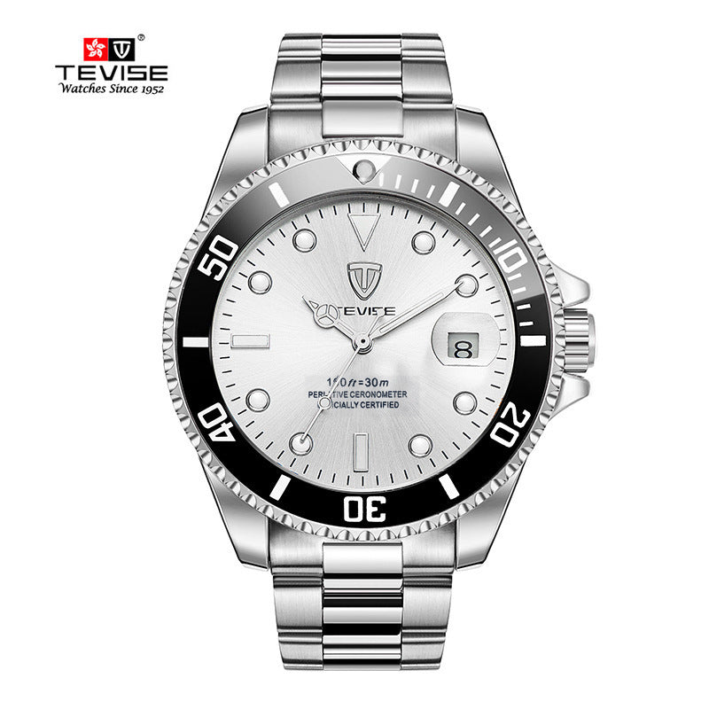 Men's Classic Watch Steel Waterproof Automatic Lux Mechanical Watches