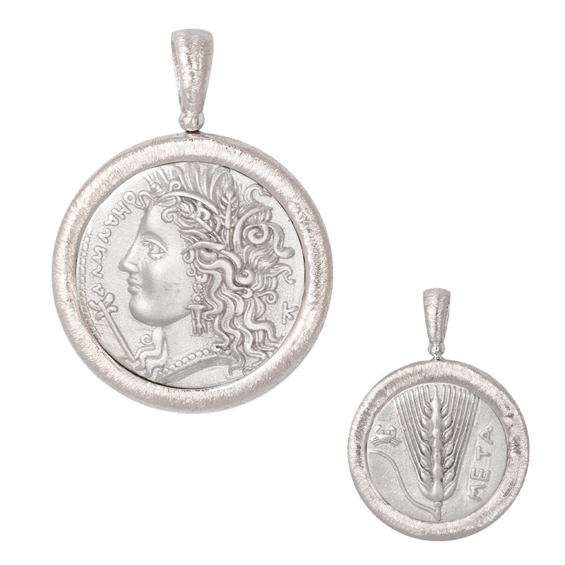 Coin Sterling Sier Single Without Chain Pendants