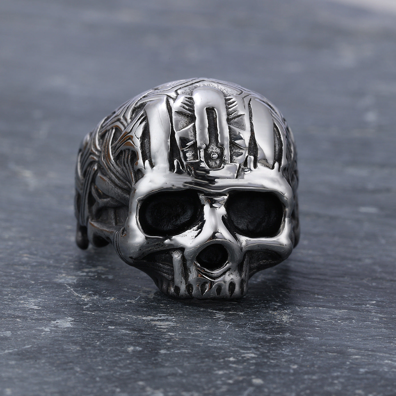 Women's & Men's Skull Stainless Steel Shape Titanium Rings