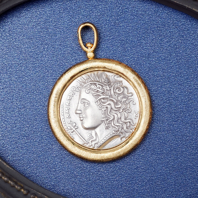 Coin Sterling Sier Single Without Chain Pendants