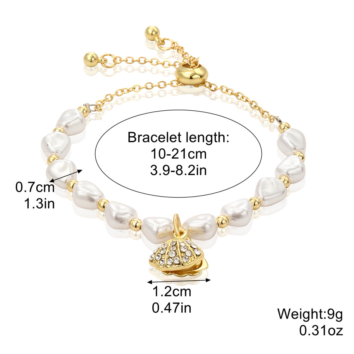 Women's Popular Bohemian Niche Design Baroque Thanksgiving Bracelets