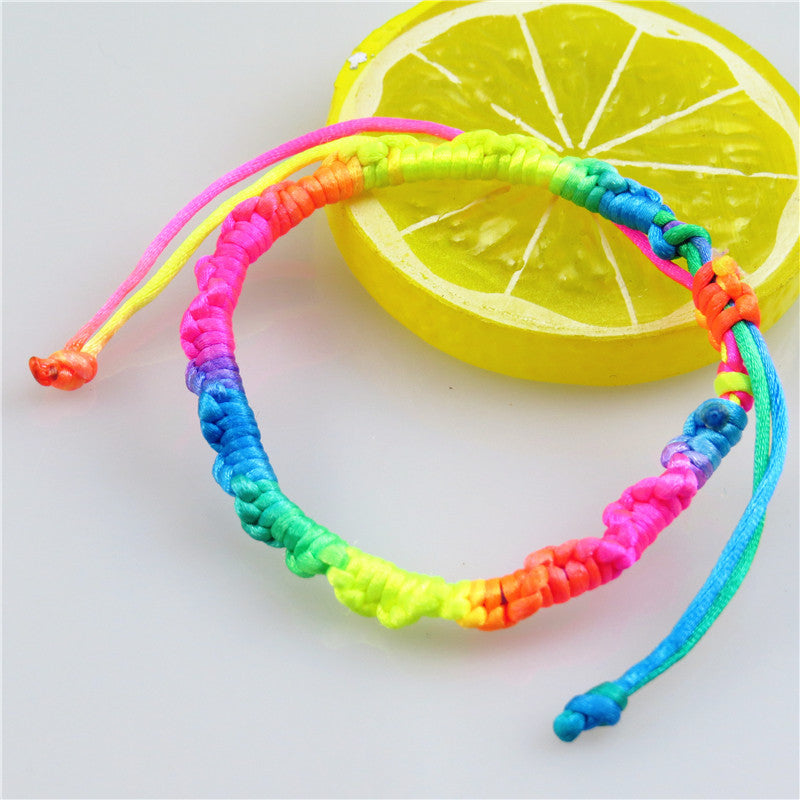 Festival Colorful Rope Ethnic Style Braiding Thread Bracelets