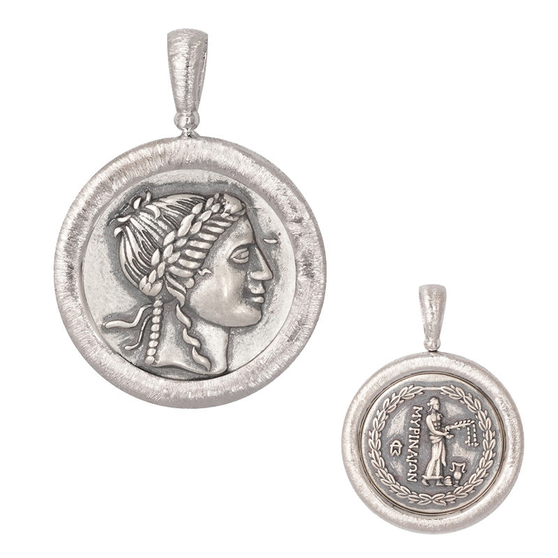 Coin Sterling Sier Single Without Chain Pendants