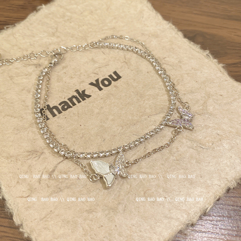 Women's Style Love Camellia High Sense Light Bracelets