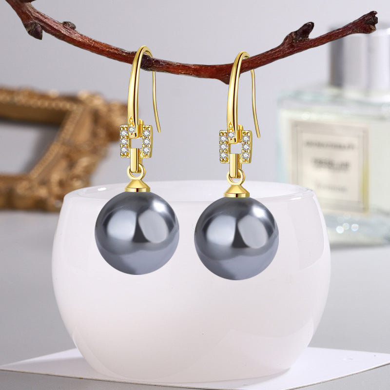 Women's Demon Purple Pink Yellow Black Shell Pearl Imitation White Rings
