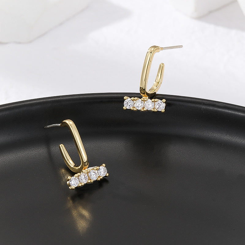 Niche Temperament High-grade Sier Needle Zircon Female Rings