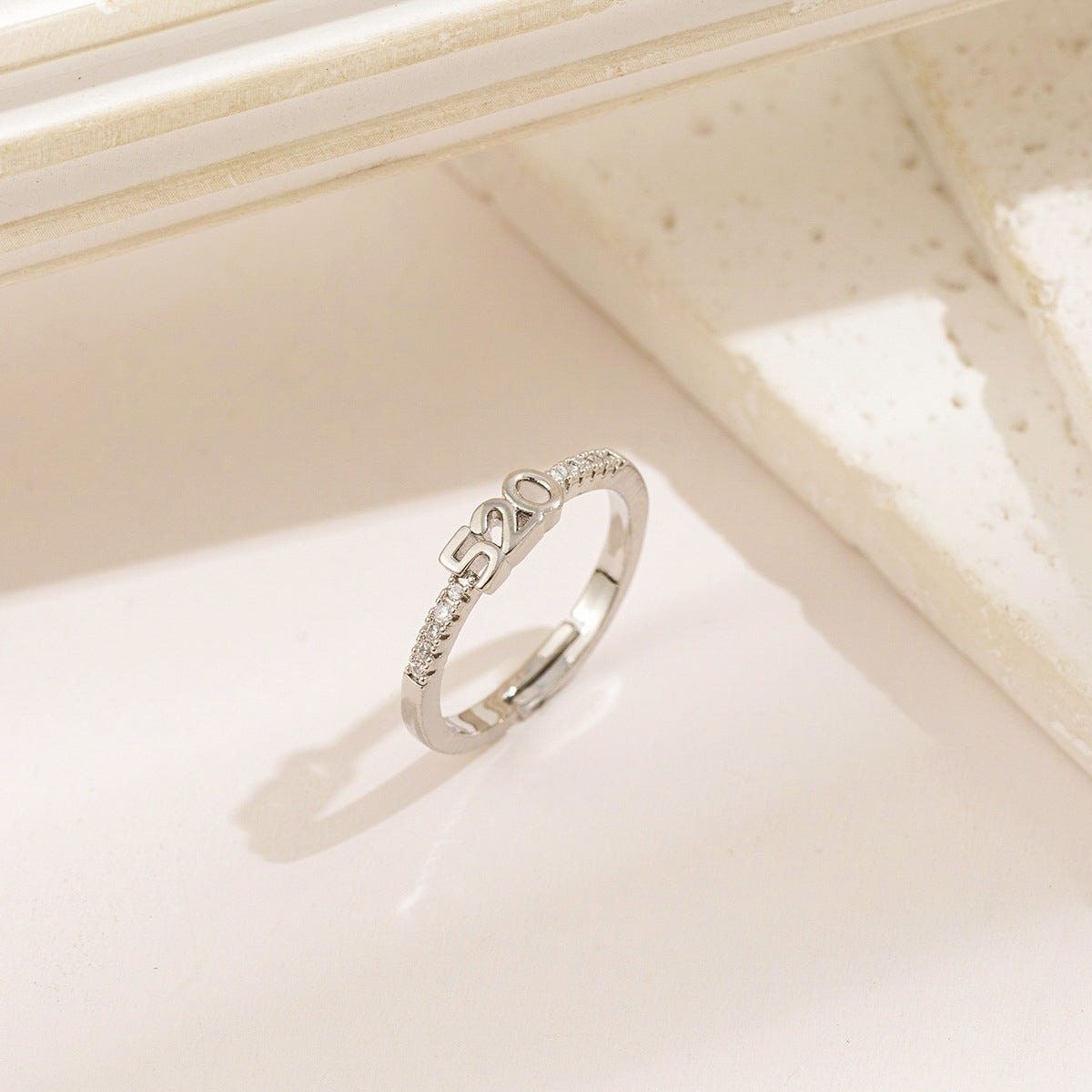 High-grade Real Gold Electroplated Zircon Design Rings