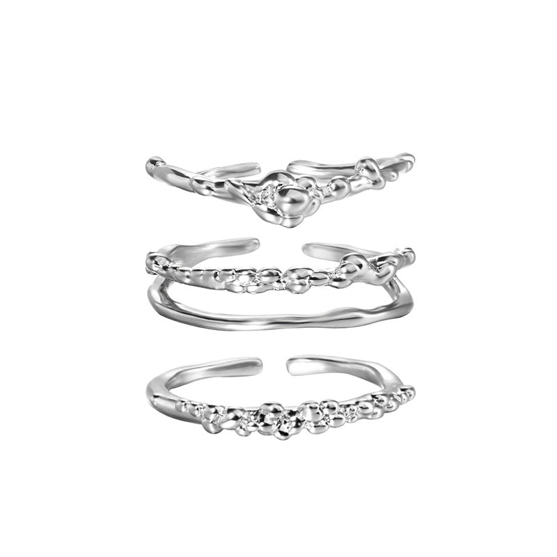 Women's High-grade Light Luxury Cold Open Simple Rings