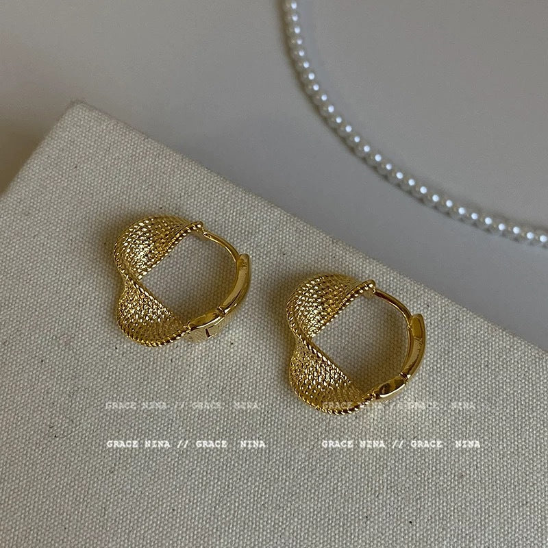 It's Twisted Twist High-grade Female Korean Earrings