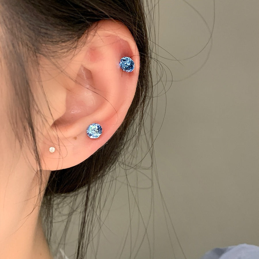 Ear Bone Female Screw Tightening Buckle Earrings