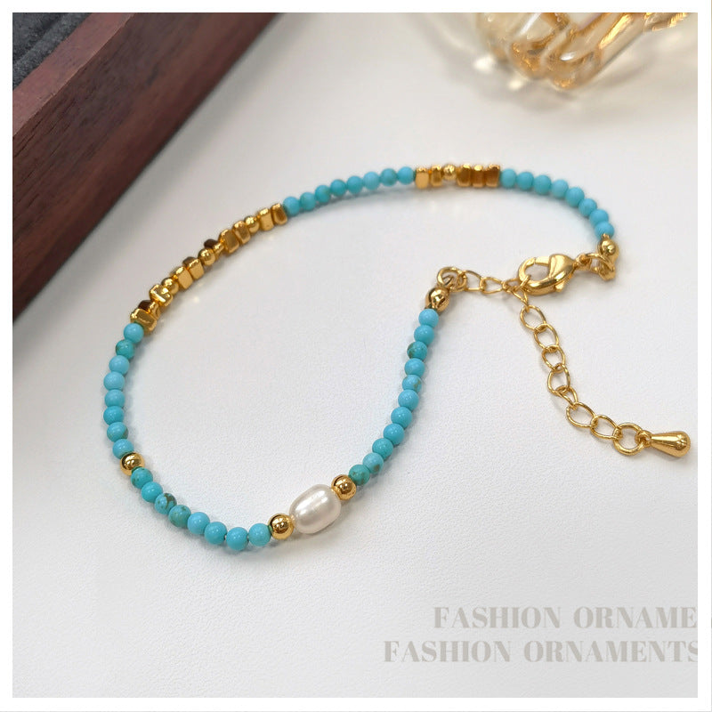 High-grade Niche Natural Stone Beaded Female Affordable Luxury Necklaces