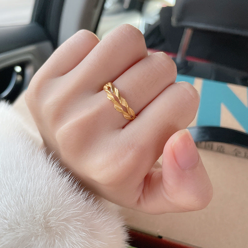 Bow Female Niche Design Trendy Princess Rings