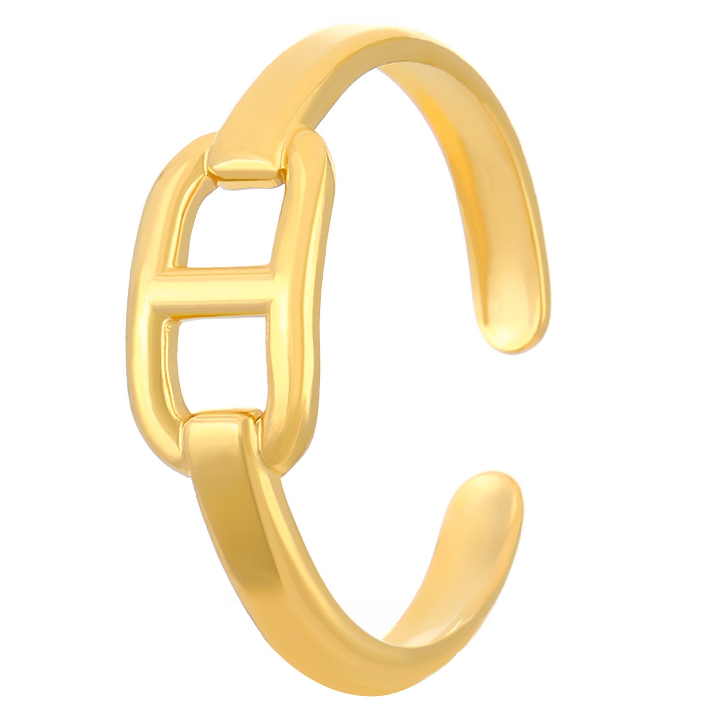 Advanced Exaggerated Stainless Steel Female Flower Rings