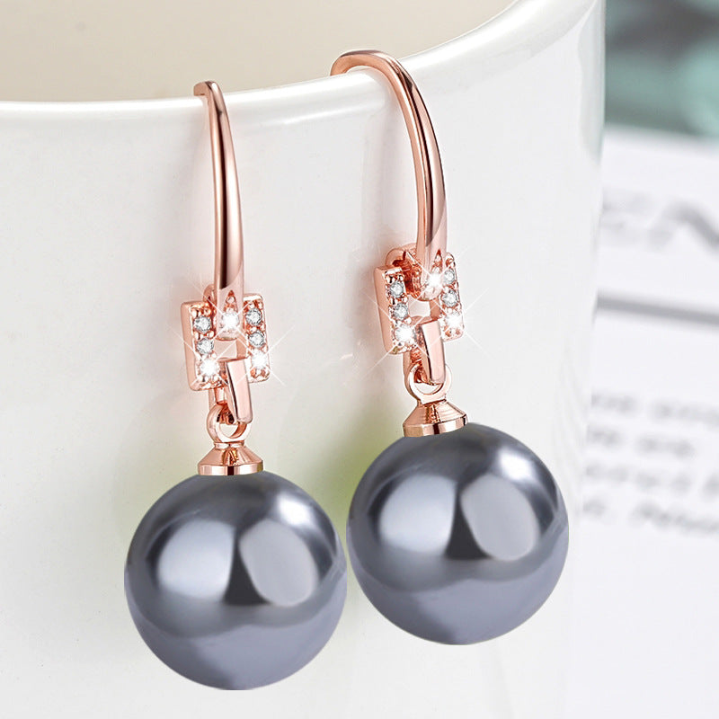 Women's Demon Purple Pink Yellow Black Shell Pearl Imitation White Rings