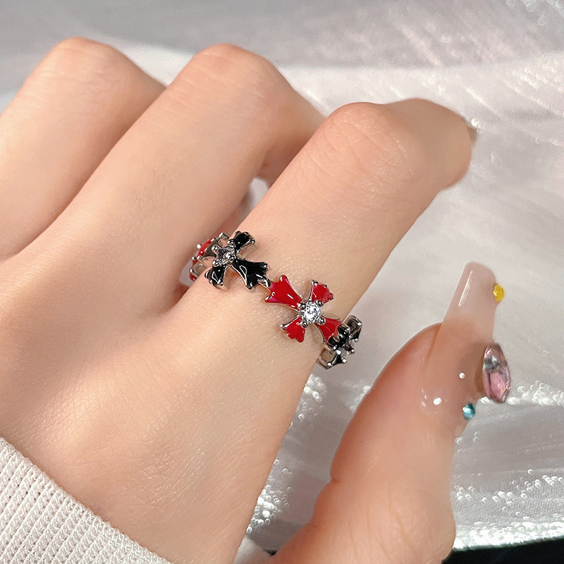 Wind High Sense Personalized Fashionable Twin Rings